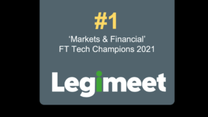 Legimeet winner of Financial Times ”Tech Champion 2021”